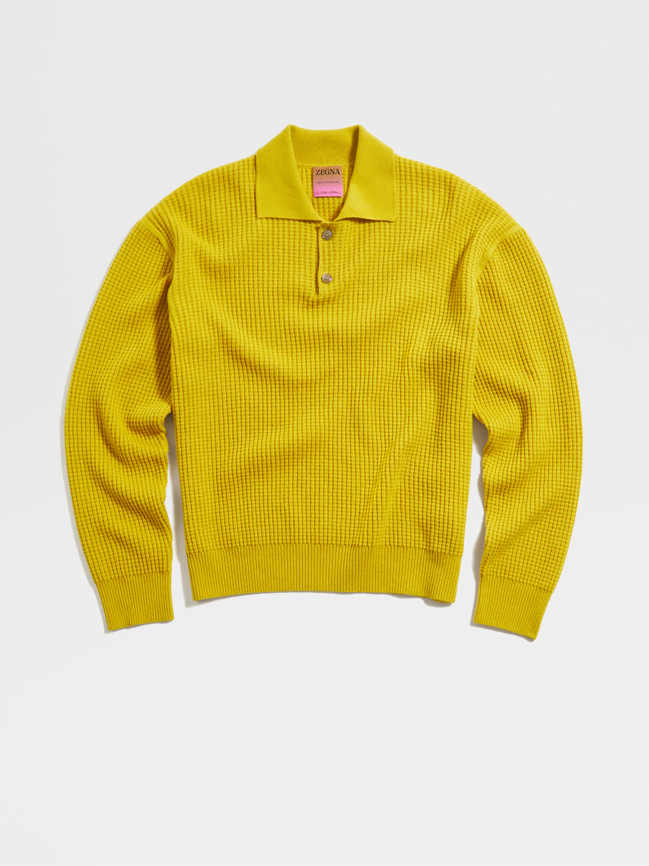 杰尼亚 x The Elder Statesman Oasi Cashmere Polo 衫